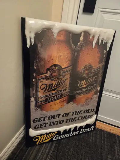Miller Genuine Draft Light Sign, View more