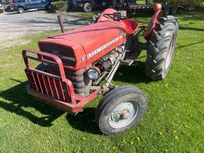 Massey Ferguson 135 Gas Works good. New carb kit. Tires are new Phone / text 902-790-3100