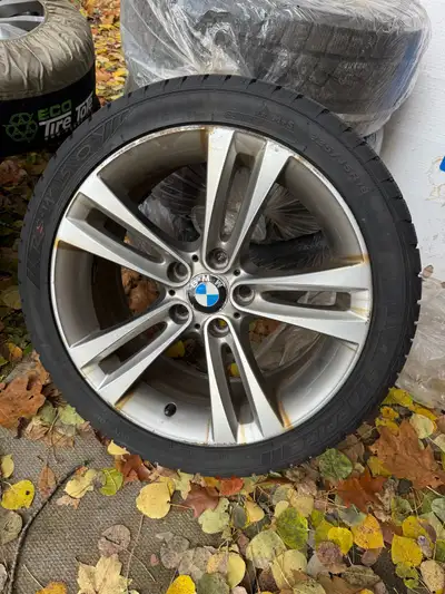 Starfire winter tires and rims Used one season 225/45R18