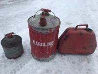 Vintage Fuel Containers 