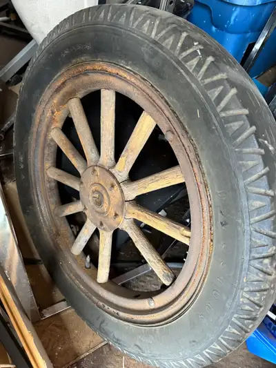 Vintage Wheel Decor Indooor / Outdoor, View more