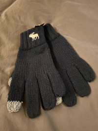 Abercrombie & Fitch  knit gloves one size 