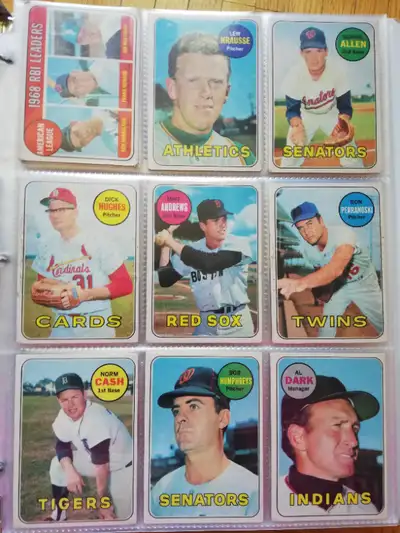 1969 O Pee Chee Baseball cards