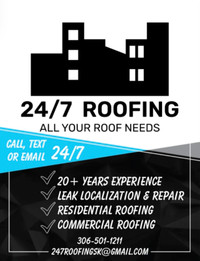 24/7 Roofing - Roof repairs and replacements of all kinds