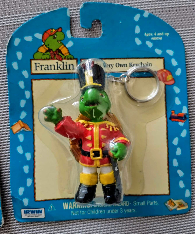 Vintage collectible Franklin keychain figurines lot of 2 in Arts & Collectibles in Hamilton - Image 3