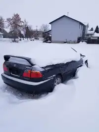 Your car can be running or not 
