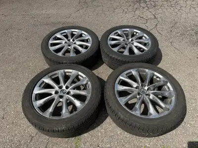 All season tires size 245/50/20. 2 tires have more tread than the other 2, can still use them for 2-...