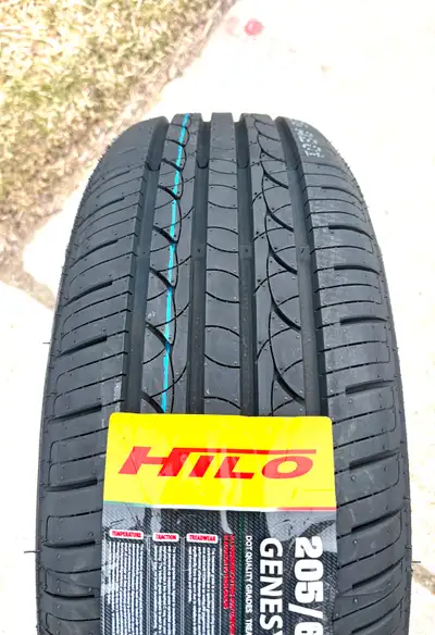 Brand New Set of 4 Tires. I DO NOT INSTALL. 205/60R16 Hilo Genesys XV1 All season Tires. $380 FIRM!...