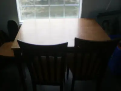 Solid Wood Kitchen Table And 4 Chairs, View more