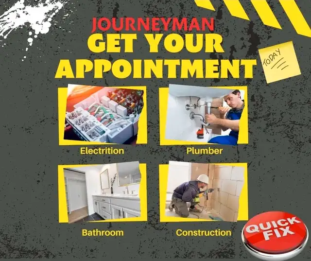 Journeyman Electrical,  drywall holes fix, concrete and more63860080574339120