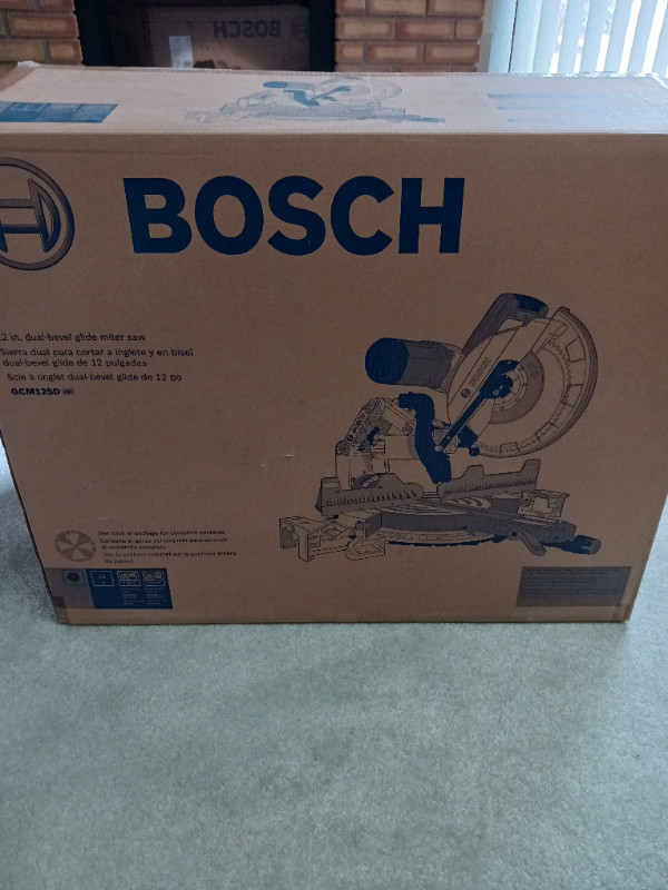 Bosch GCM12SD 12" Dual-Bevel Glide Miter Saw - New in Box in Power Tools in Winnipeg - Image 2