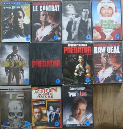Boîte 08 Arnold Schwarzenegger 02 en DVD 1 - Le 6e Jour 2 DVD 2 - Le Contrat Français seulement / Fr...