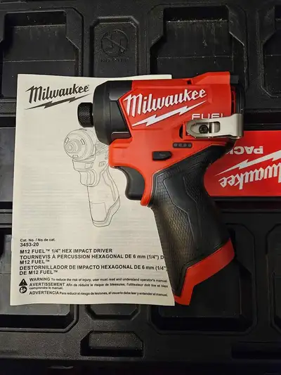 Brand new Milwaukee M12 Fuel 1/4" Hex Impact Driver, View more