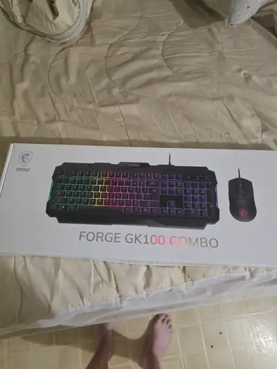Gaming RGB keyboard and mouse brand new in box., View more