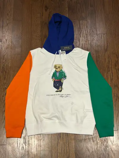 Polo Ralph Lauren Polo Bear Colour-blocked Fleece Hoodie , View more