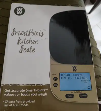 This is called "Smart Points Kitchen Scale". This scale was designed to help people follow the Weigh...