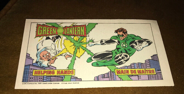 Green Lantern 1981 Mini Comic Leaflet Helping Hands in Comics & Graphic Novels in St. Catharines