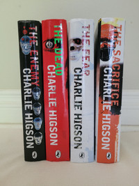 4 Charlie Higson Enemy Series HC Books ENEMY DEAD FEAR SACRIFICE