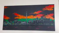 Toronto skyline art paintings