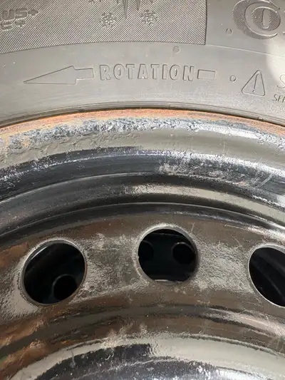 Winter tires 215/55R16 on rims. 5x114.3 bolt pattern. Where used for season and a half. Came off lat...