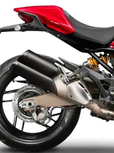 Stock OEM Ducati 821 Monster Mufflers Mint Condition Taken off when bike was new Fits 2015- 2020 Mon...