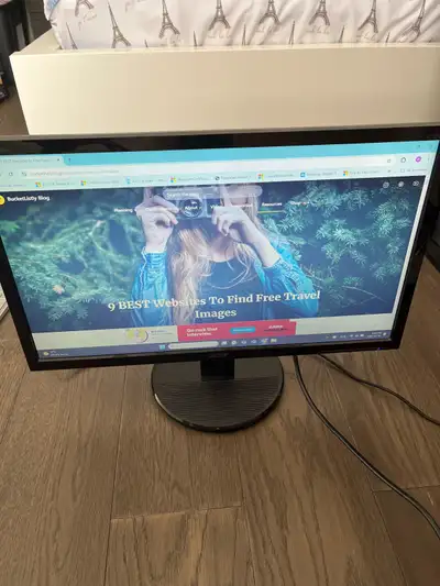 Used Monitor with VGA and HDMI cables, View more