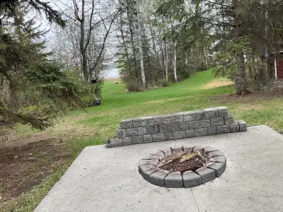 2 lake lots for sale one lake front and one with a cabin. Located at sandy beach Alberta in the summ...
