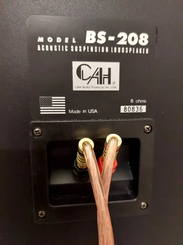 CAH BS-208 Speakers & Stand in Speakers in Markham / York Region - Image 4