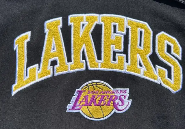 Embroidered Los Angeles Lakers NBA Basketball Hoodie Sz L in Men's in Windsor Region - Image 3