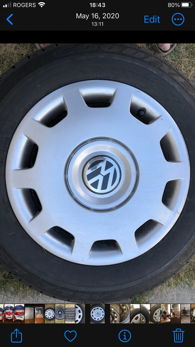 Volkswagen tire and rim never used  in Tires & Rims in Calgary