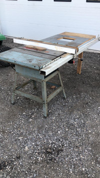  Large table saw for woodshop 