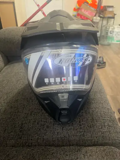 Brand new helmet for snowmobiling or atving, never been used was over 150 new