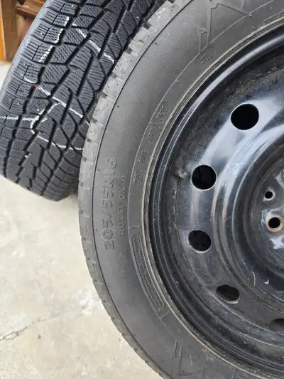 205/55/16 used for 1 winter and sold car. Asking $500.00