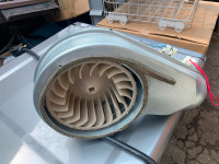 Maytag dryer motor assembly with fan