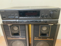 AV Receiver Technics SA-GX190 + Mitsubishi speakers