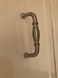 Nickel door handles and hinges  