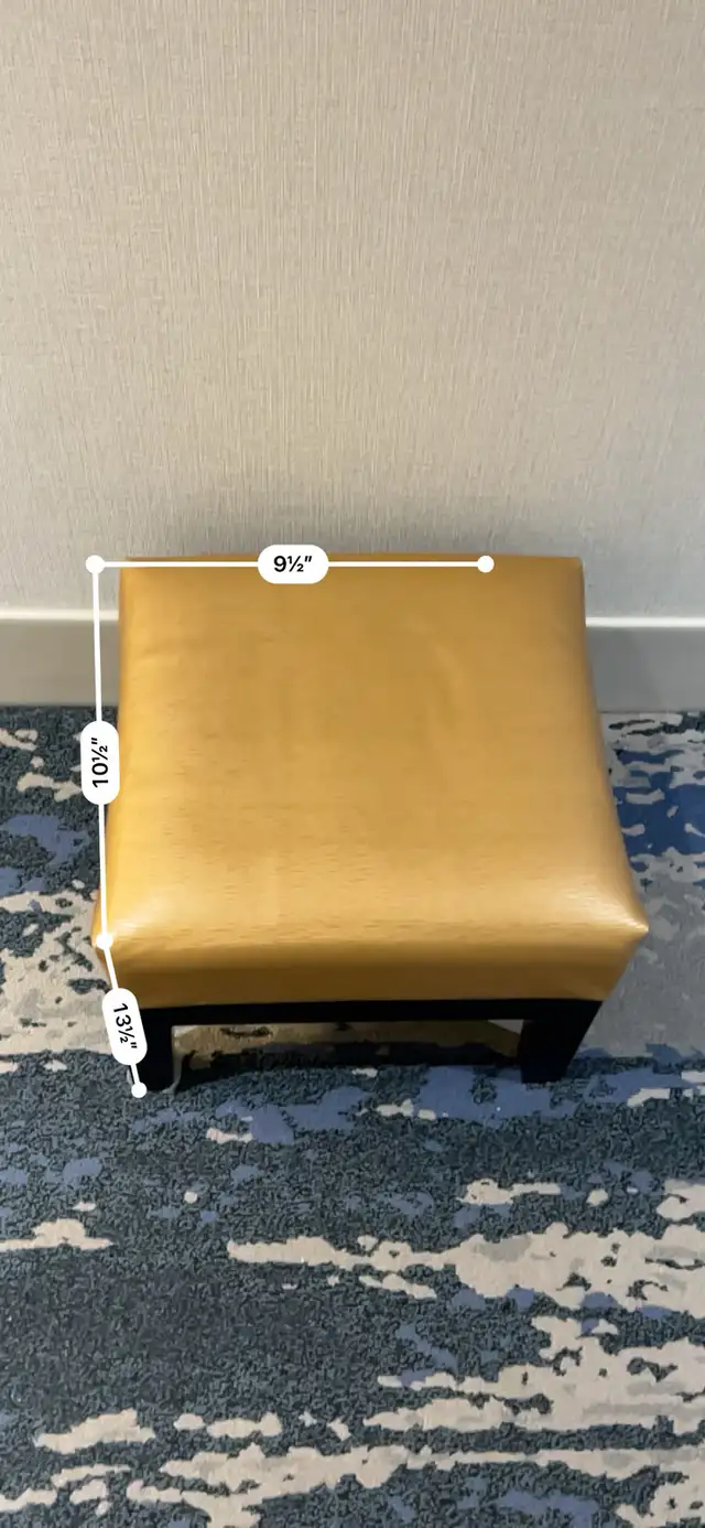Gold Footstool in Other in City of Toronto - Image 5