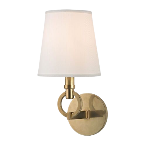 Hudson Valley Malibu Aged Brass Wall Sconce 611 AGB