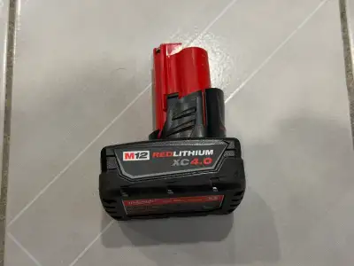 Milwaukee M12 4Ah Battery , View more