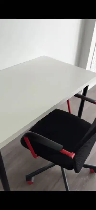 computer desk and chair , View more