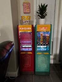 Matching Light up Candy & Popcorn Dispensers