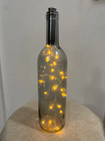 Wine bottles with Fairy Lights, View more