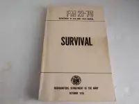Vintage Survival Manual FM 21-76 Army 1970