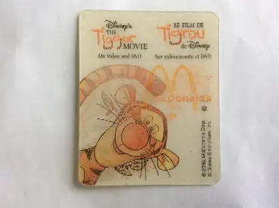 3D Card - 2000 Disney “The Tigger Movie” & McDonalds, View more