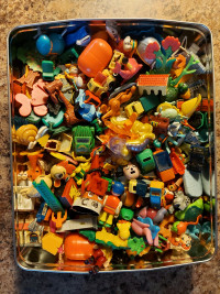TIN BOX OF KINDER SUPRIZE TOYS $10.00 FOR ALL 