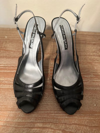 High heeled sandals size 40 eur or s9 by Carlo Pazolini 
