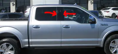 Set of F150 door appliques Great condition, can be used for carbon fiber wrap project or custom pain...
