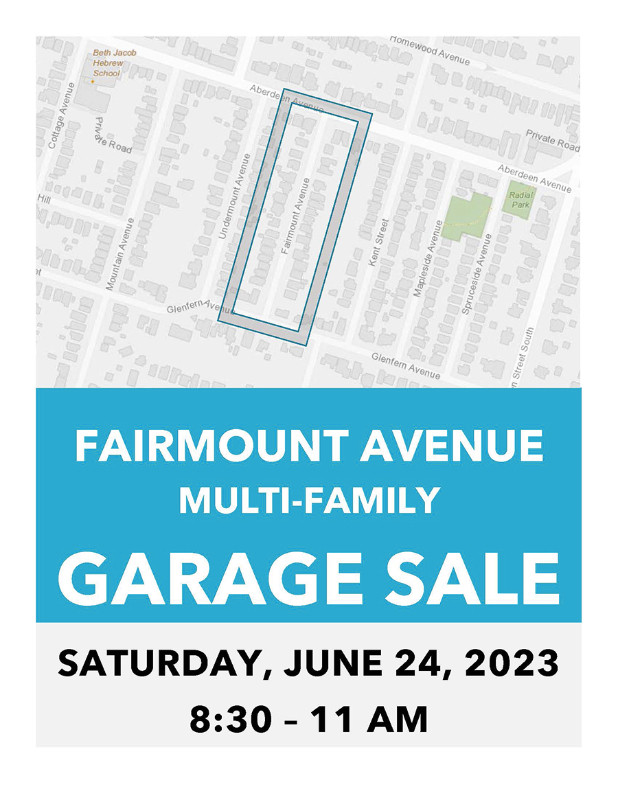 Street wide GARAGE / YARD SALE this week-end | Garage Sales | Hamilton