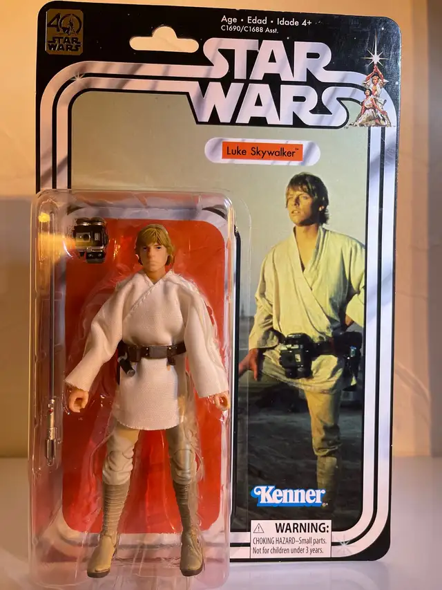 Star Wars 6” Black Series LUKE SKYWALKER 40th Anniversary