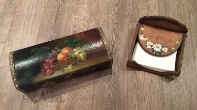 Boîte de Rangement décorative et porte serviette de table, View more